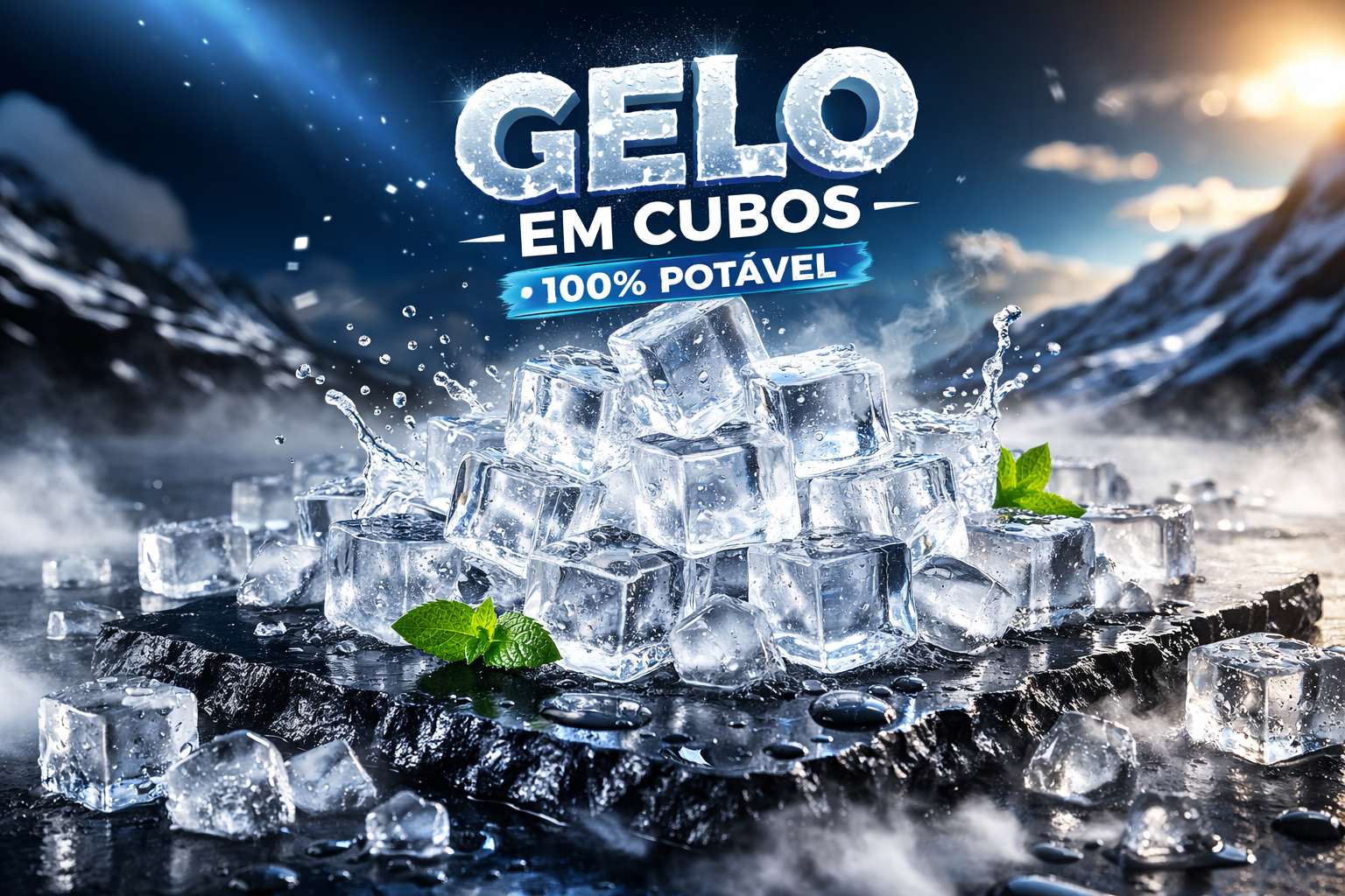 Gelo em cubos SetSul Curitiba